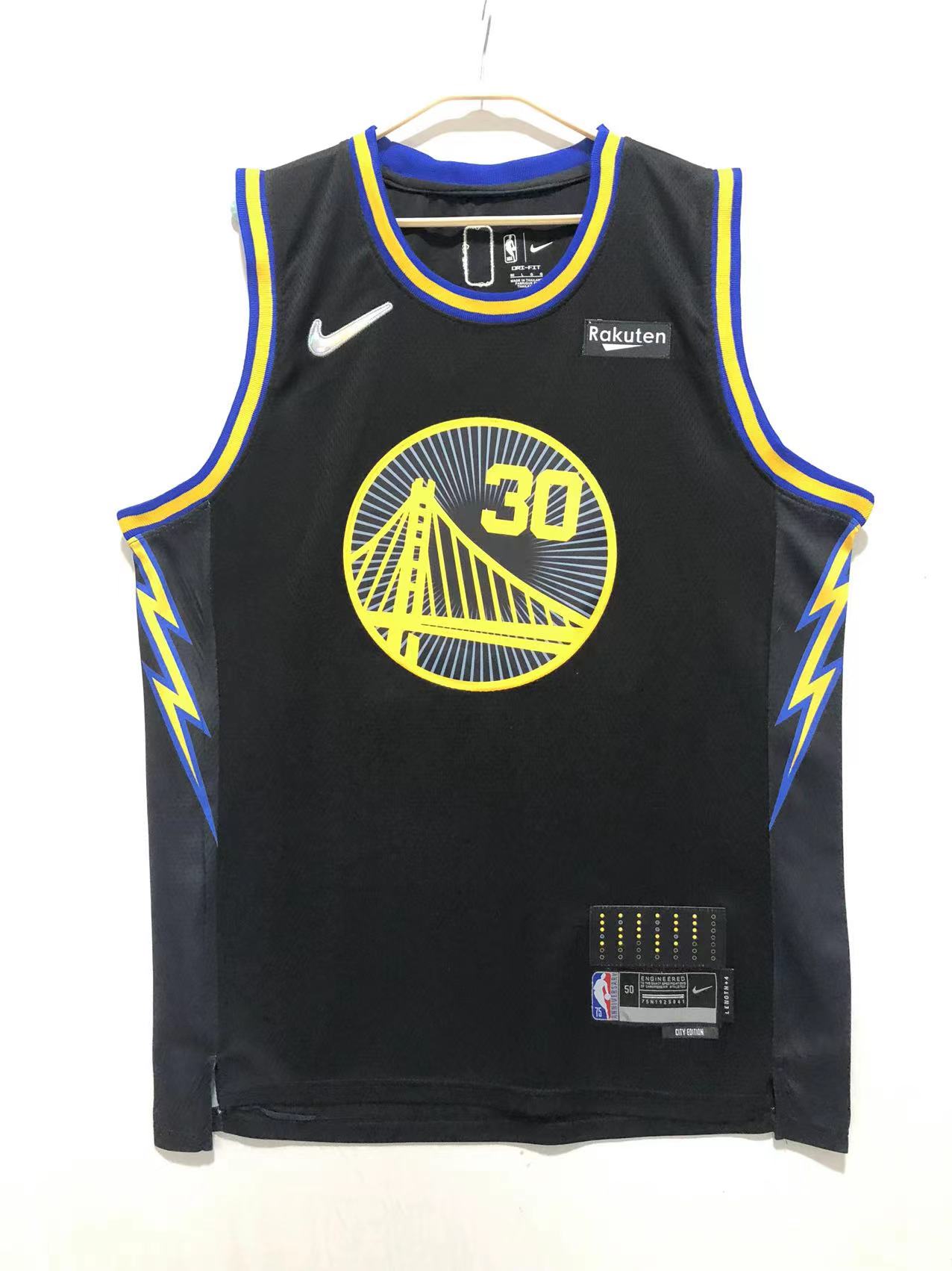 2022 Men Golden State Warriors #30 Curry black City Edition Nike NBA Jerseys->golden state warriors->NBA Jersey